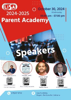 Parent Academy speaker information